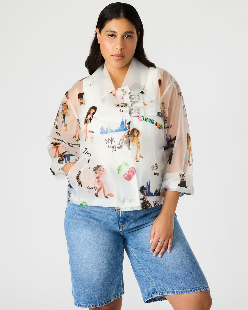 TOVE JACKET MULTI - Clothing - Steve Madden Canada