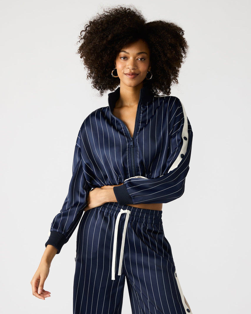 BECKHAM JACKET NAVY - Clothing - Steve Madden Canada