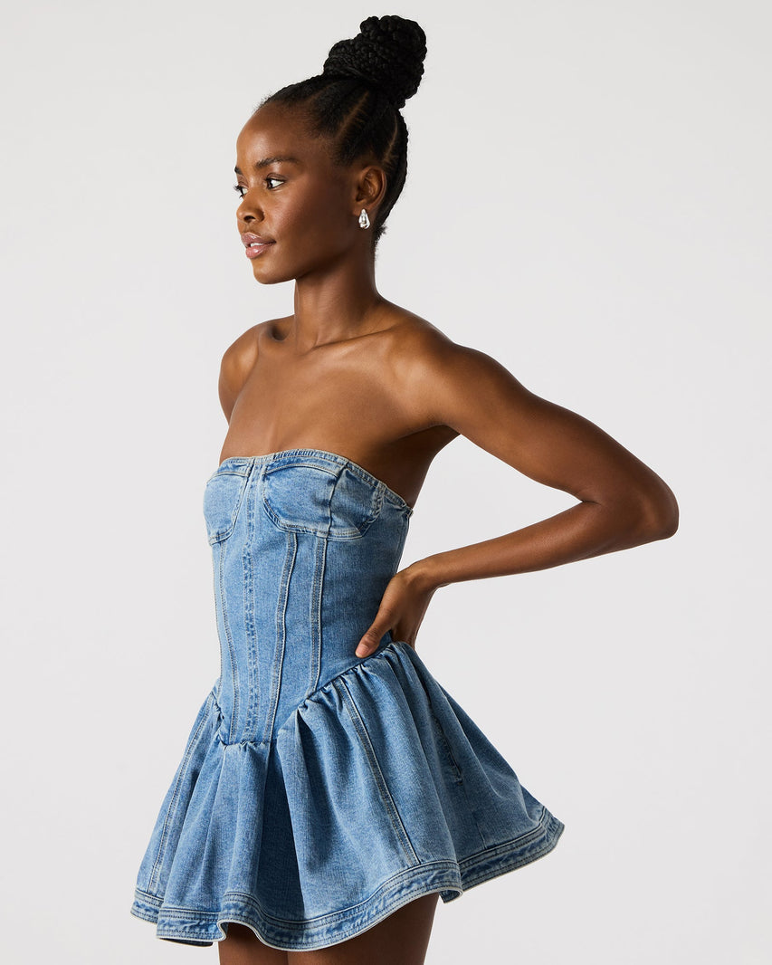 RINA TOP DENIM - Clothing - Steve Madden Canada
