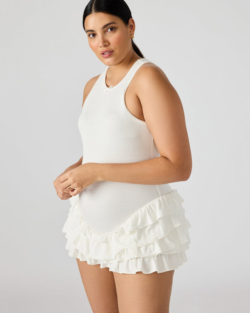 CLEA DRESS WHITE - Clothing - Steve Madden Canada