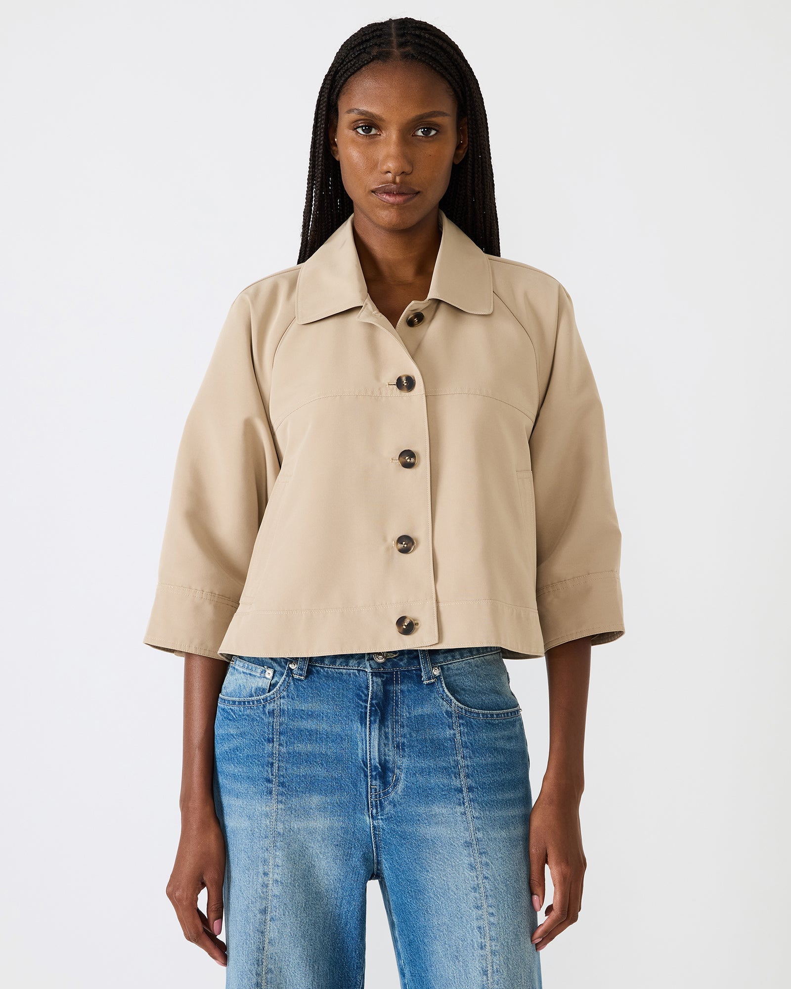 RHODE JACKET TAN - Clothing - Steve Madden Canada