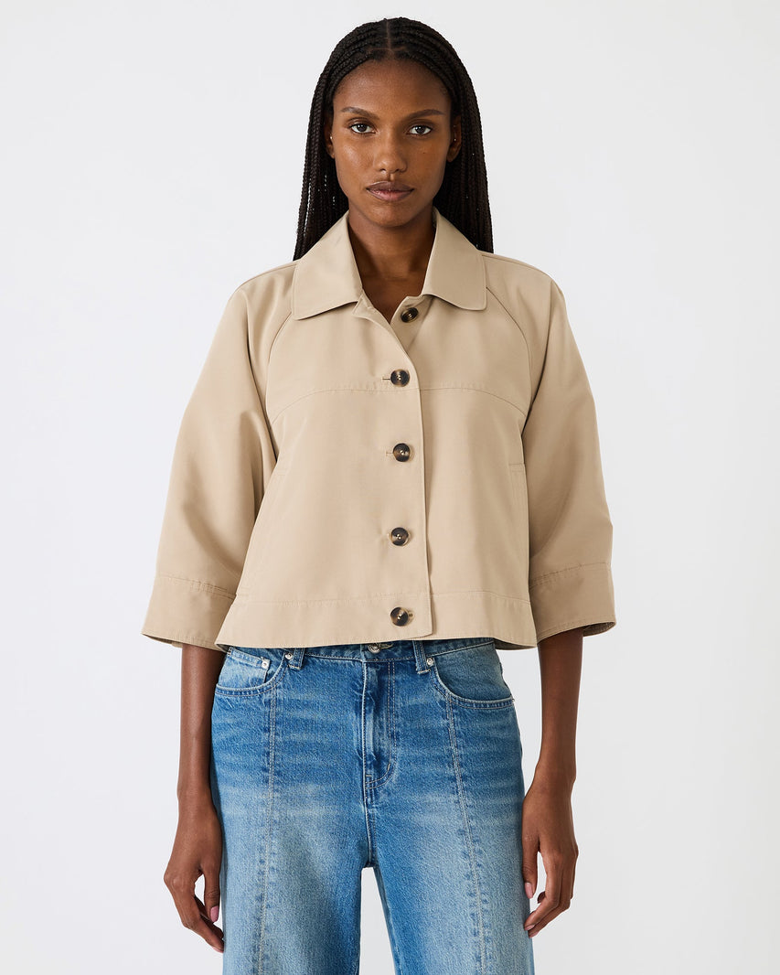 RHODE JACKET TAN - Clothing - Steve Madden Canada