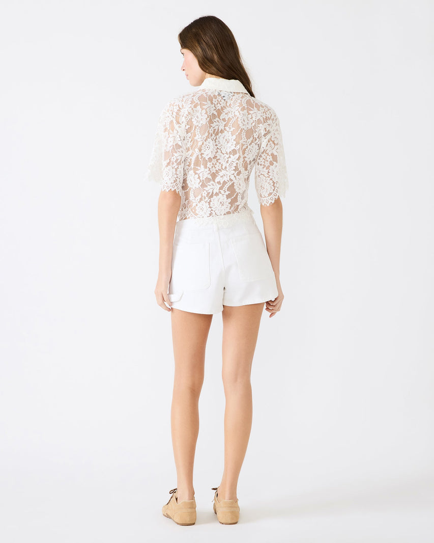 MONETTE TOP WHITE - Clothing - Steve Madden Canada