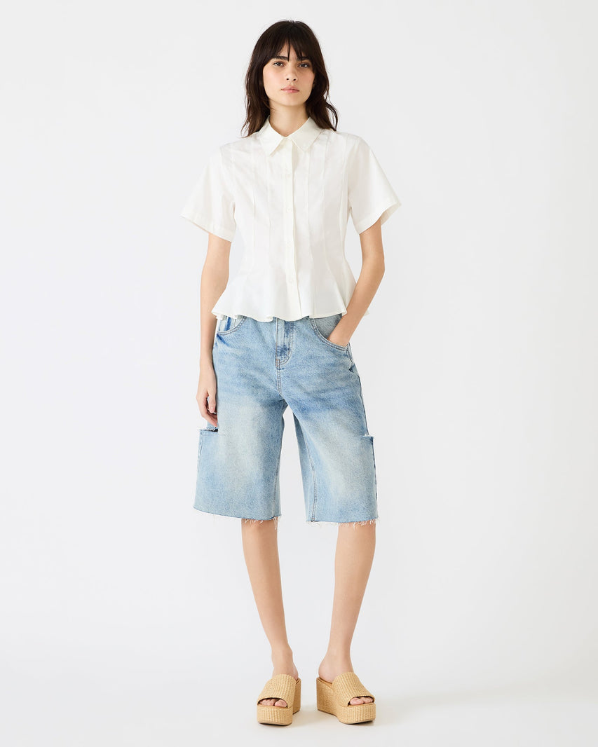 PORTER TOP WHITE - Clothing - Steve Madden Canada