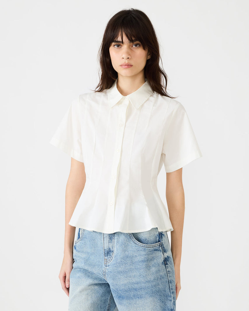 PORTER TOP WHITE - Clothing - Steve Madden Canada