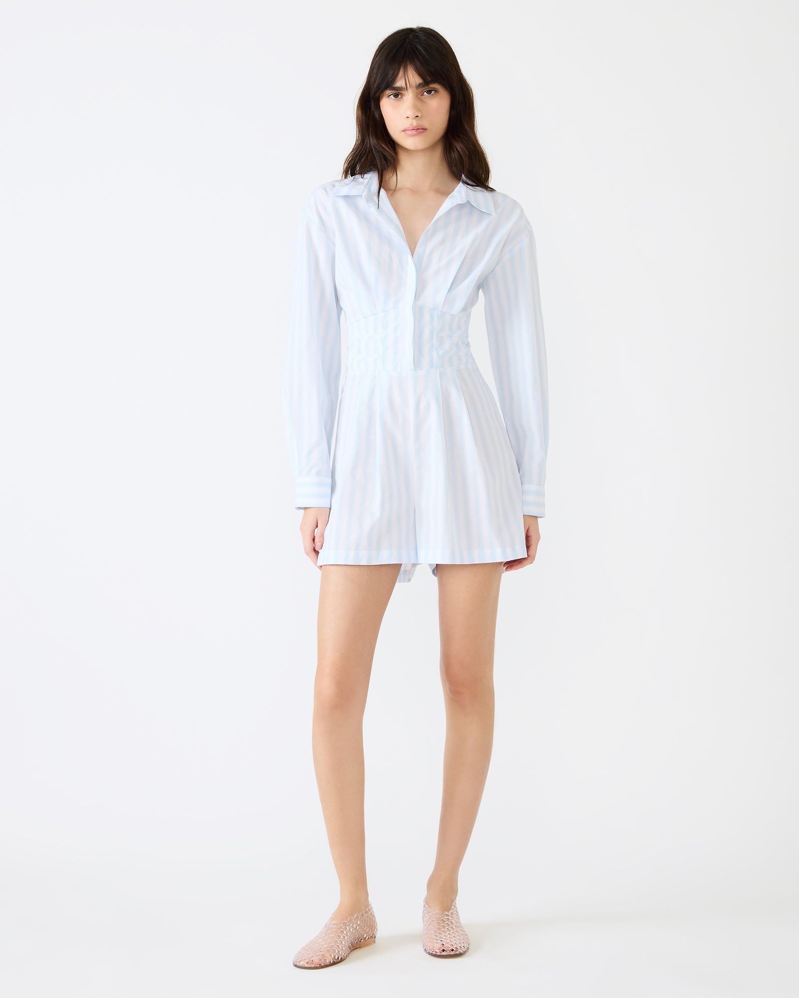 ARIA ROMPER WHITE - Clothing - Steve Madden Canada