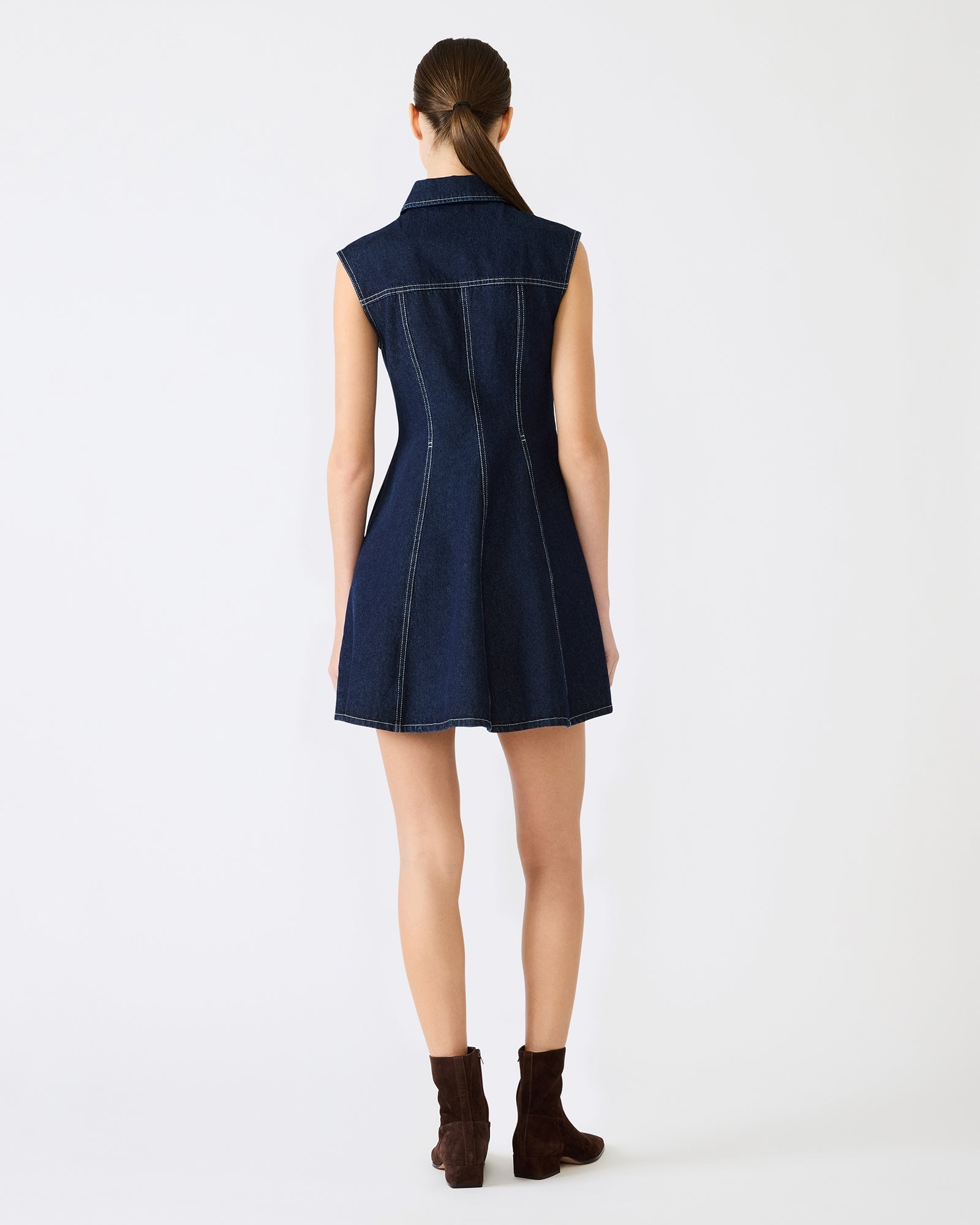 CARMELIA DRESS BLUE - Clothing - Steve Madden Canada