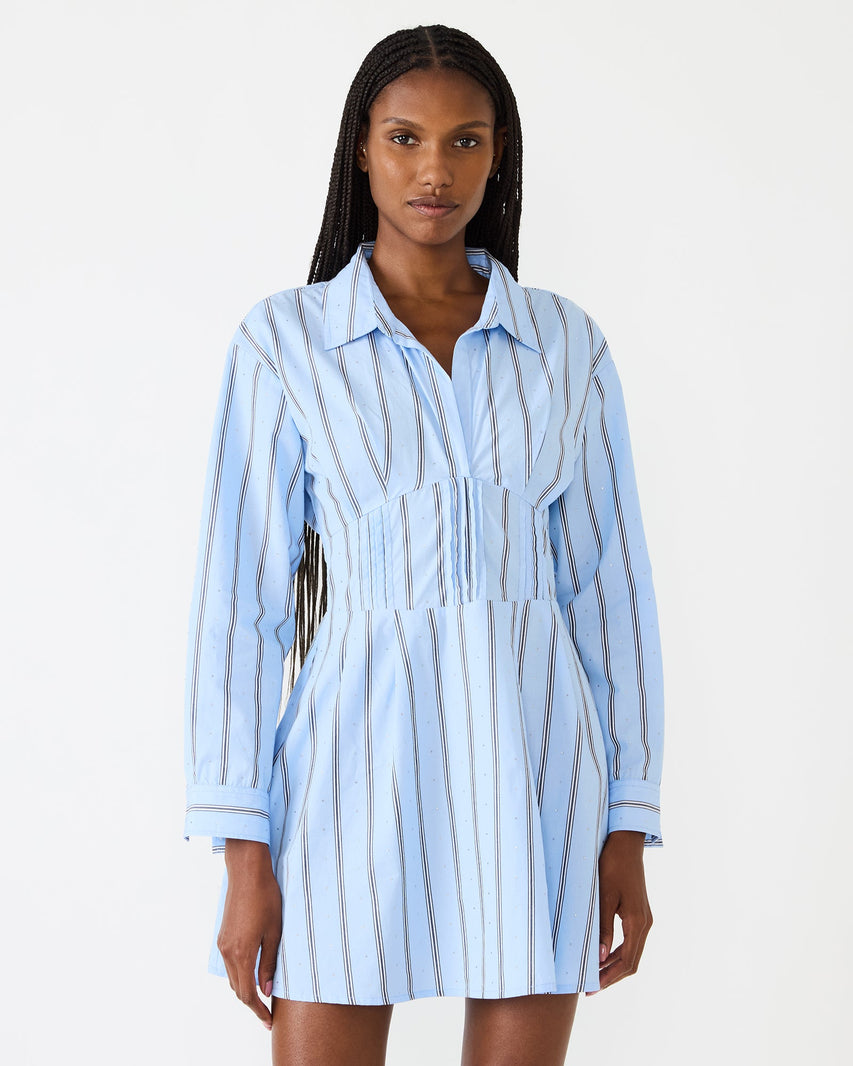 ARIANY DRESS BLUE - Clothing - Steve Madden Canada