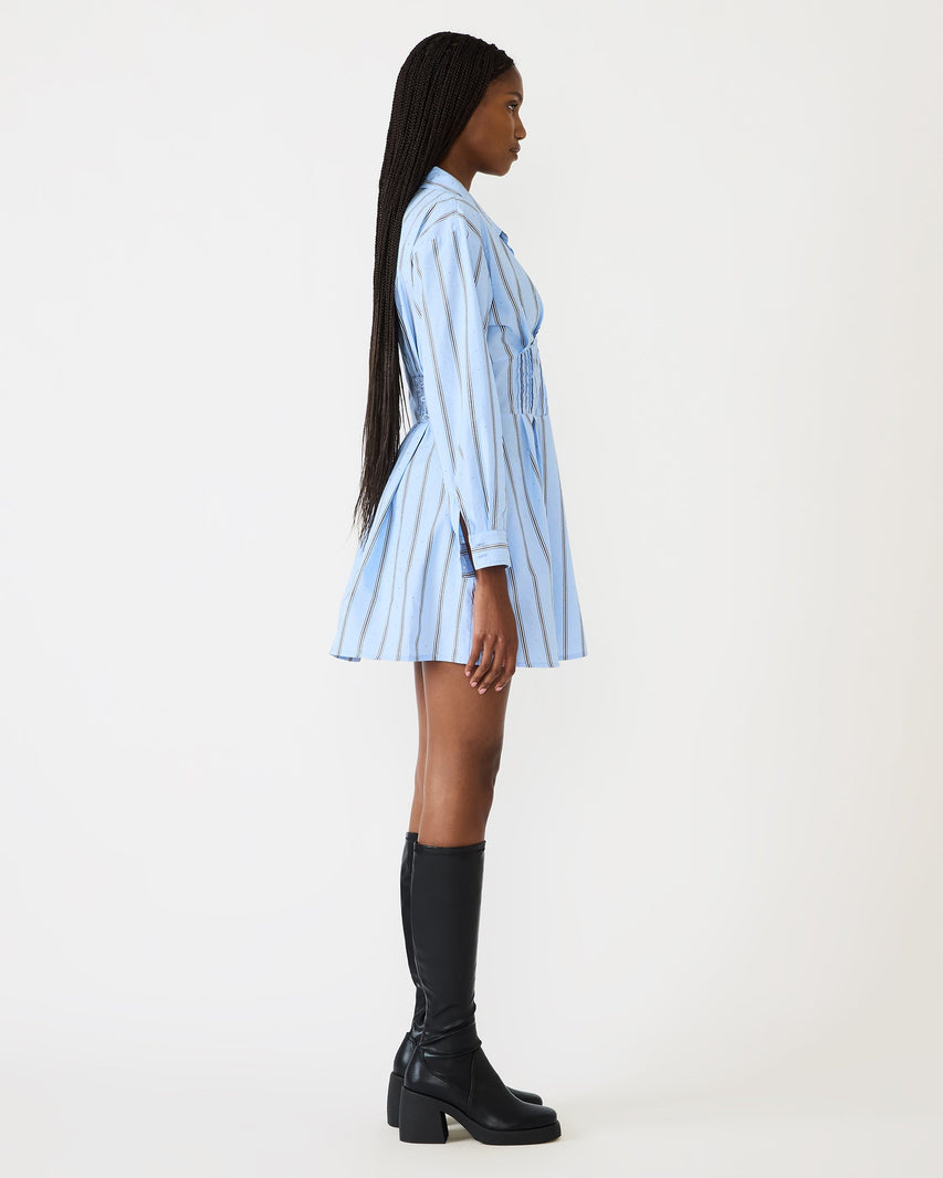 ARIANY DRESS BLUE - Clothing - Steve Madden Canada