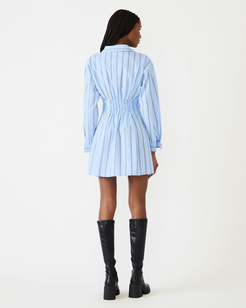 ARIANY DRESS BLUE - Clothing - Steve Madden Canada