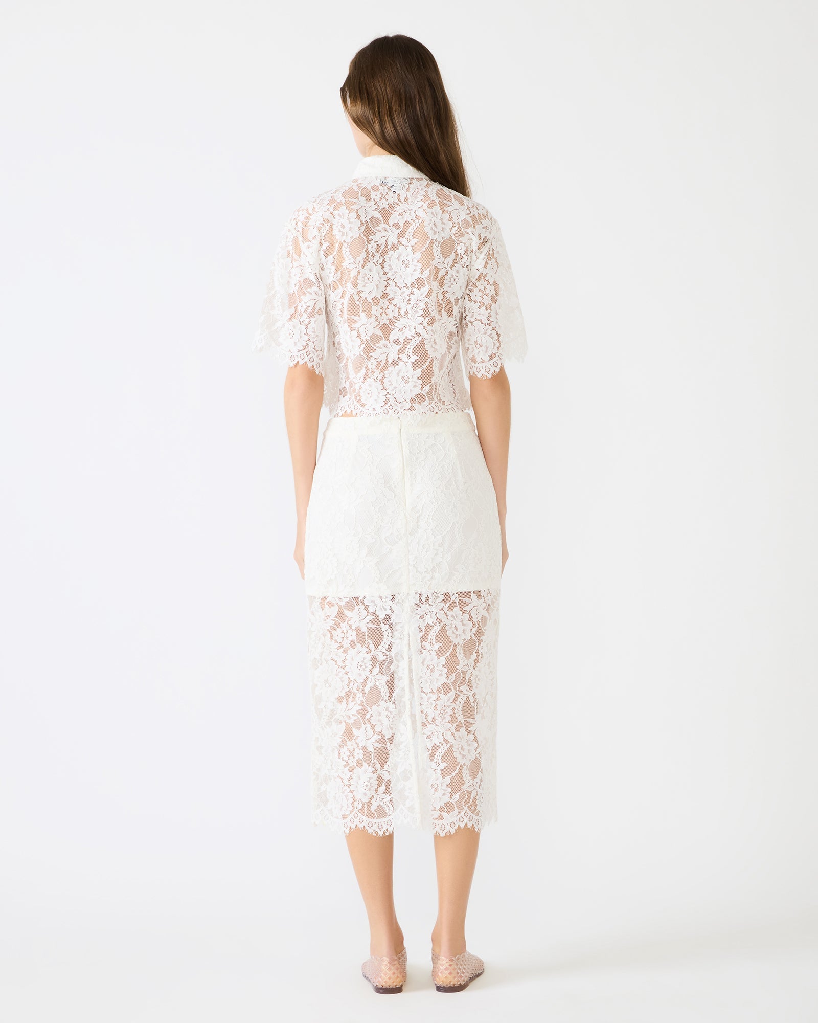 MONETTE SKIRT WHITE - Clothing - Steve Madden Canada