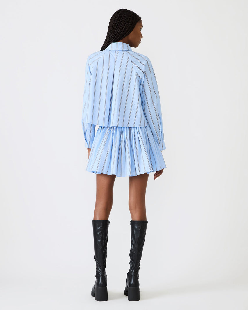 TYRIA SKIRT BLUE - Clothing - Steve Madden Canada
