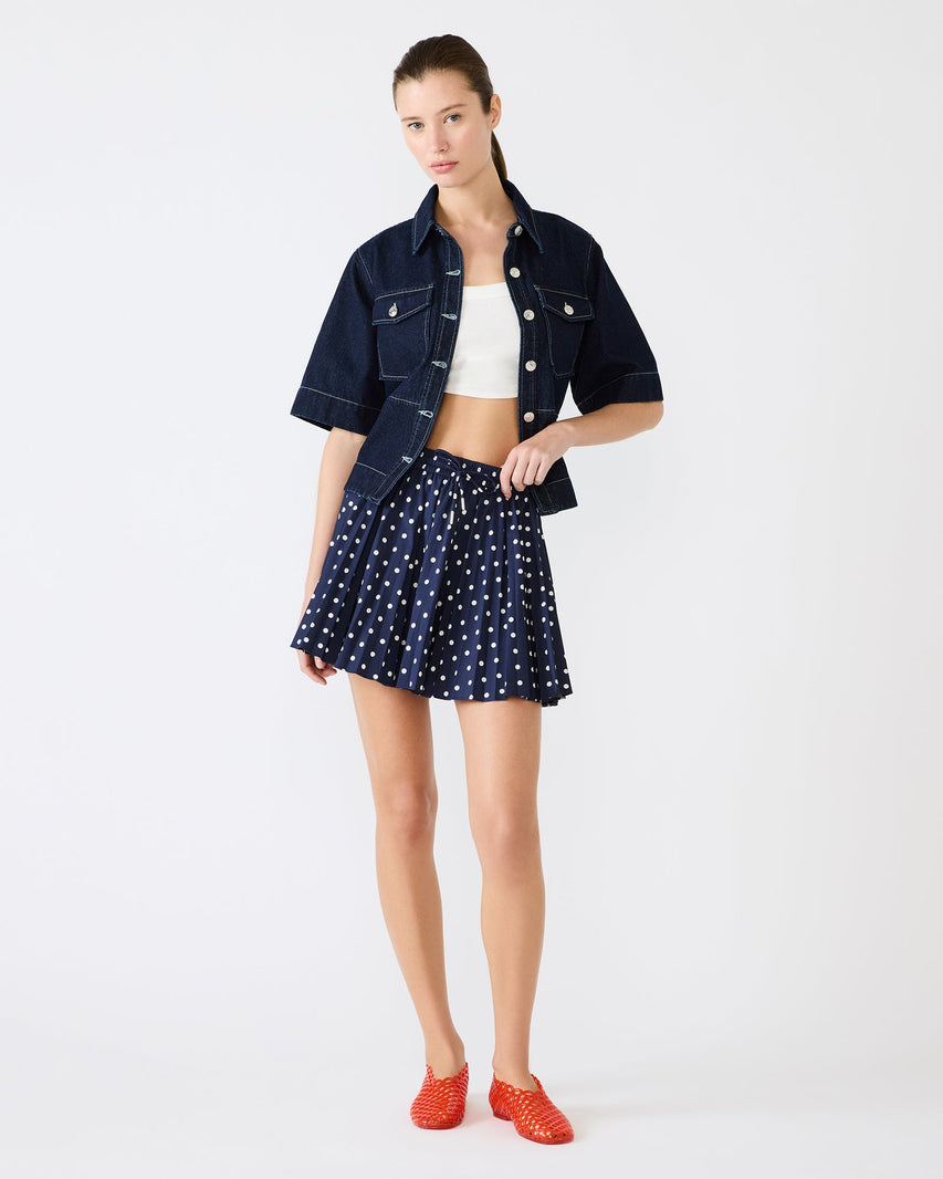 TYRIA SKIRT BLUE MULTI - Clothing - Steve Madden Canada
