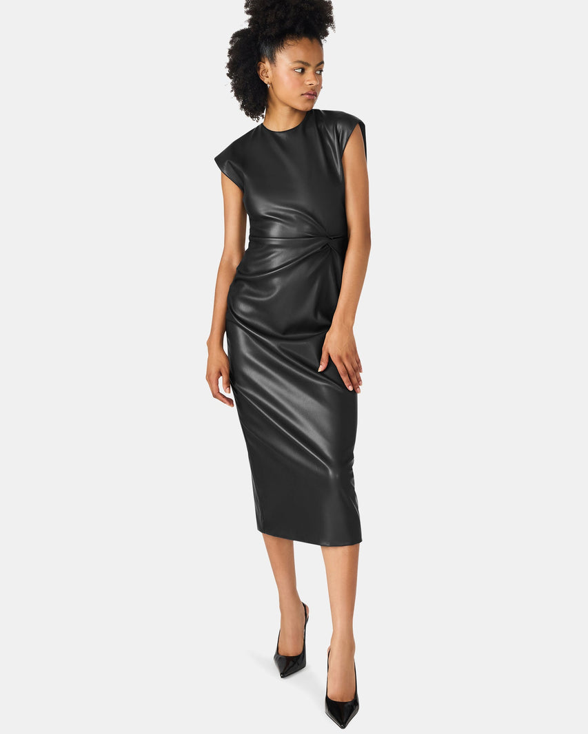 CHIARA DRESS BLACK - Clothing - Steve Madden Canada