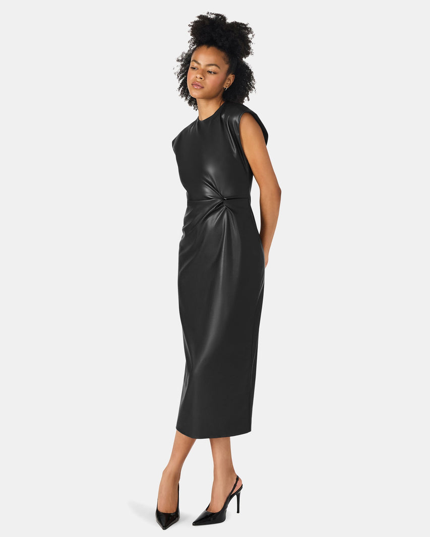 CHIARA DRESS BLACK - Clothing - Steve Madden Canada