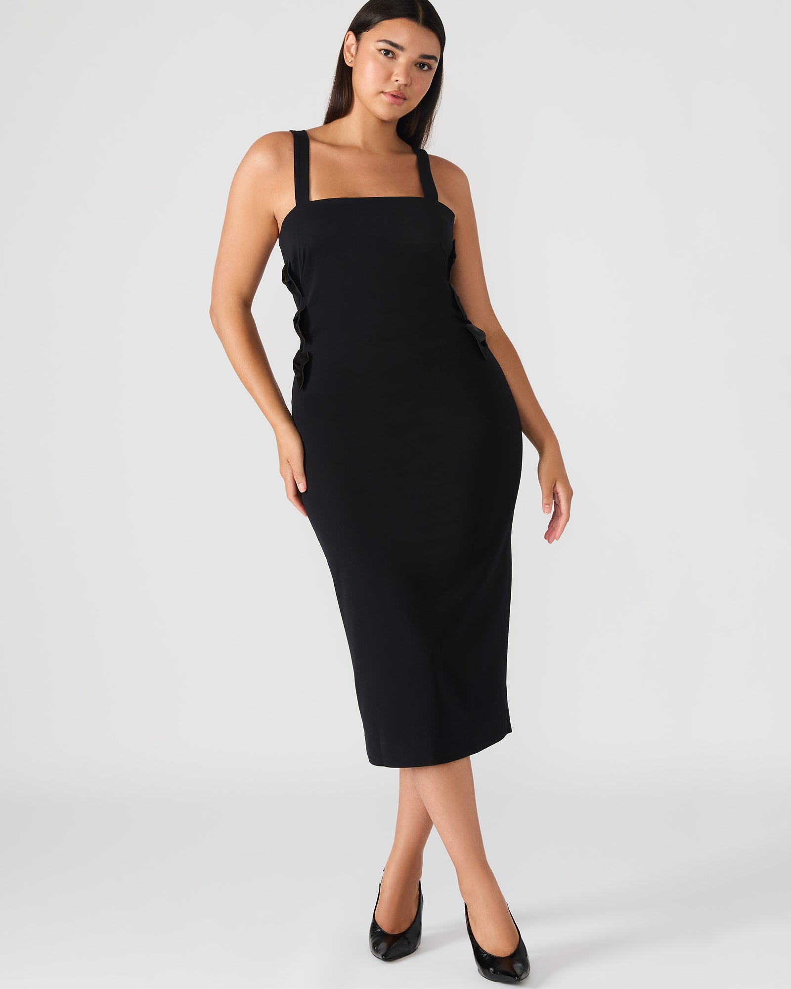 RENE DRESS BLACK - Clothing - Steve Madden Canada