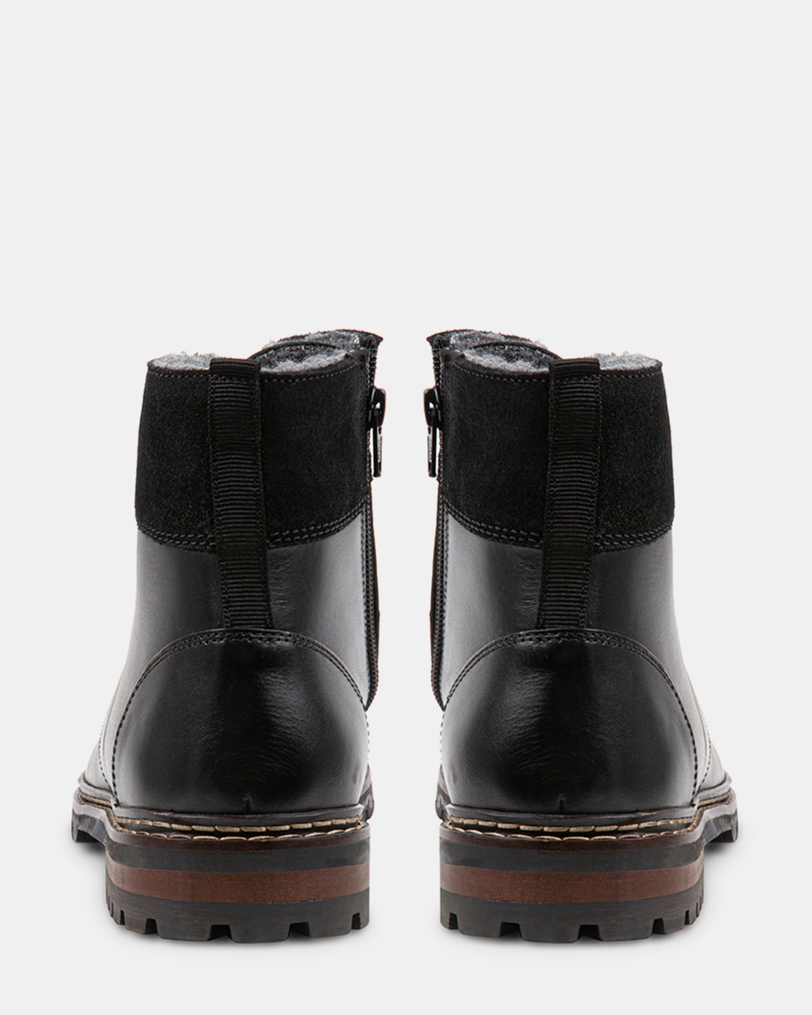 STRATUSF BLACK LEATHER - Men's Shoes - Steve Madden Canada