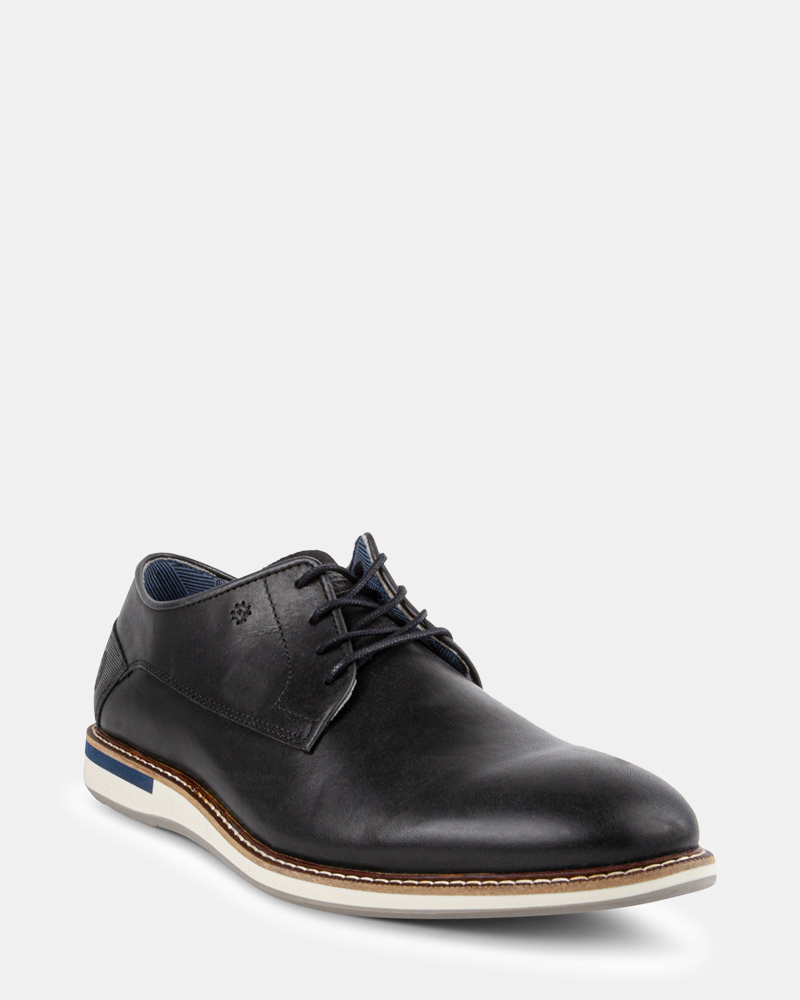BYRUM BLACK LEATHER - Men's Shoes - Steve Madden Canada