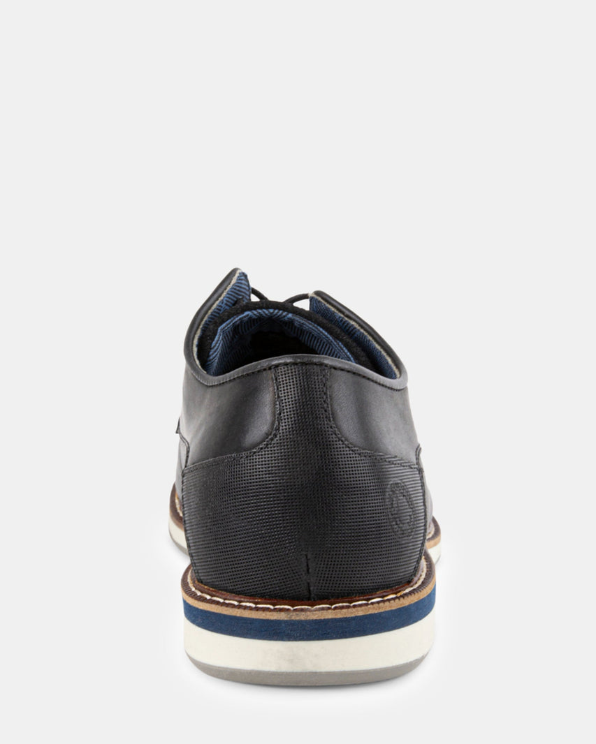 BYRUM BLACK LEATHER - Men's Shoes - Steve Madden Canada