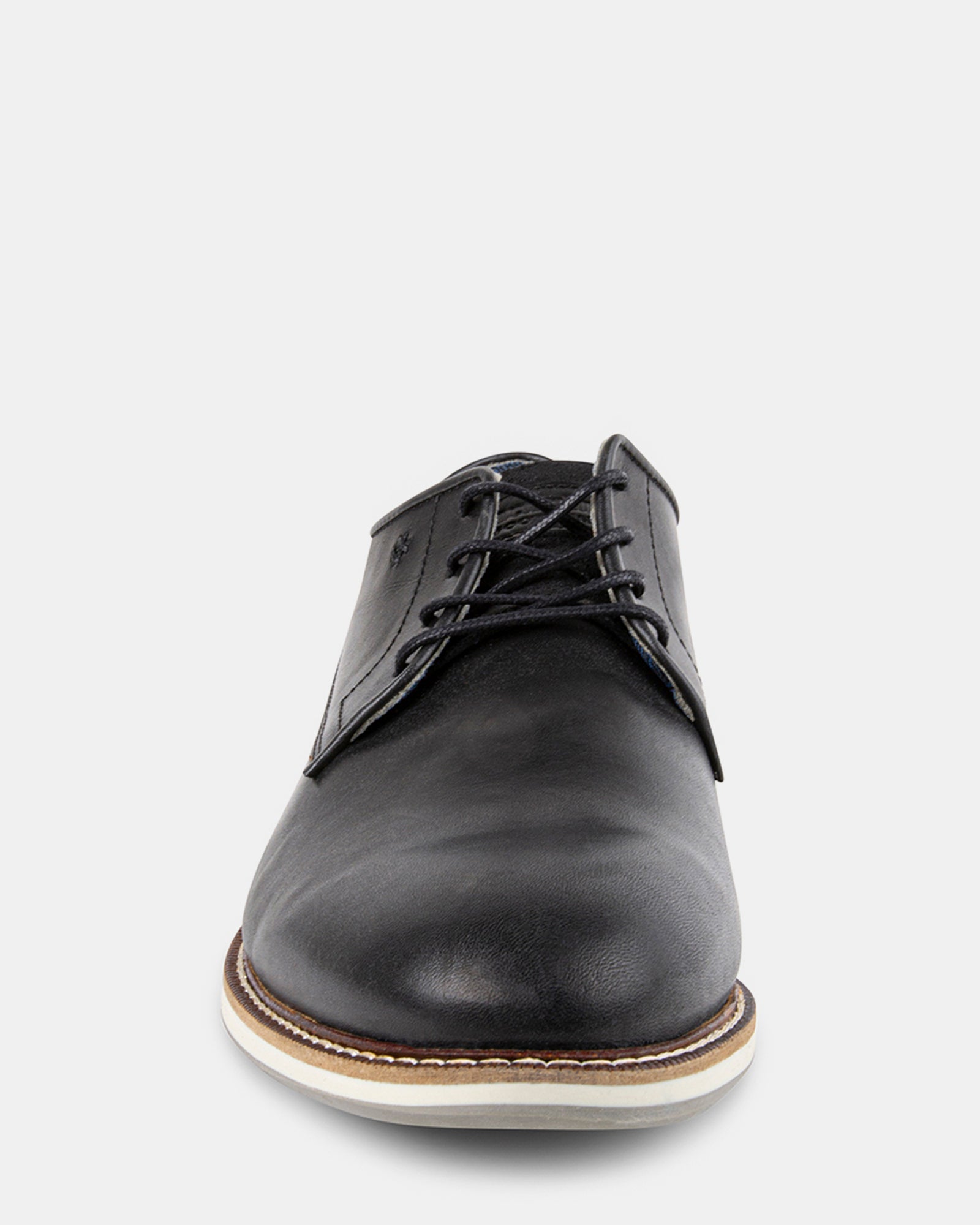 BYRUM BLACK LEATHER - Men's Shoes - Steve Madden Canada