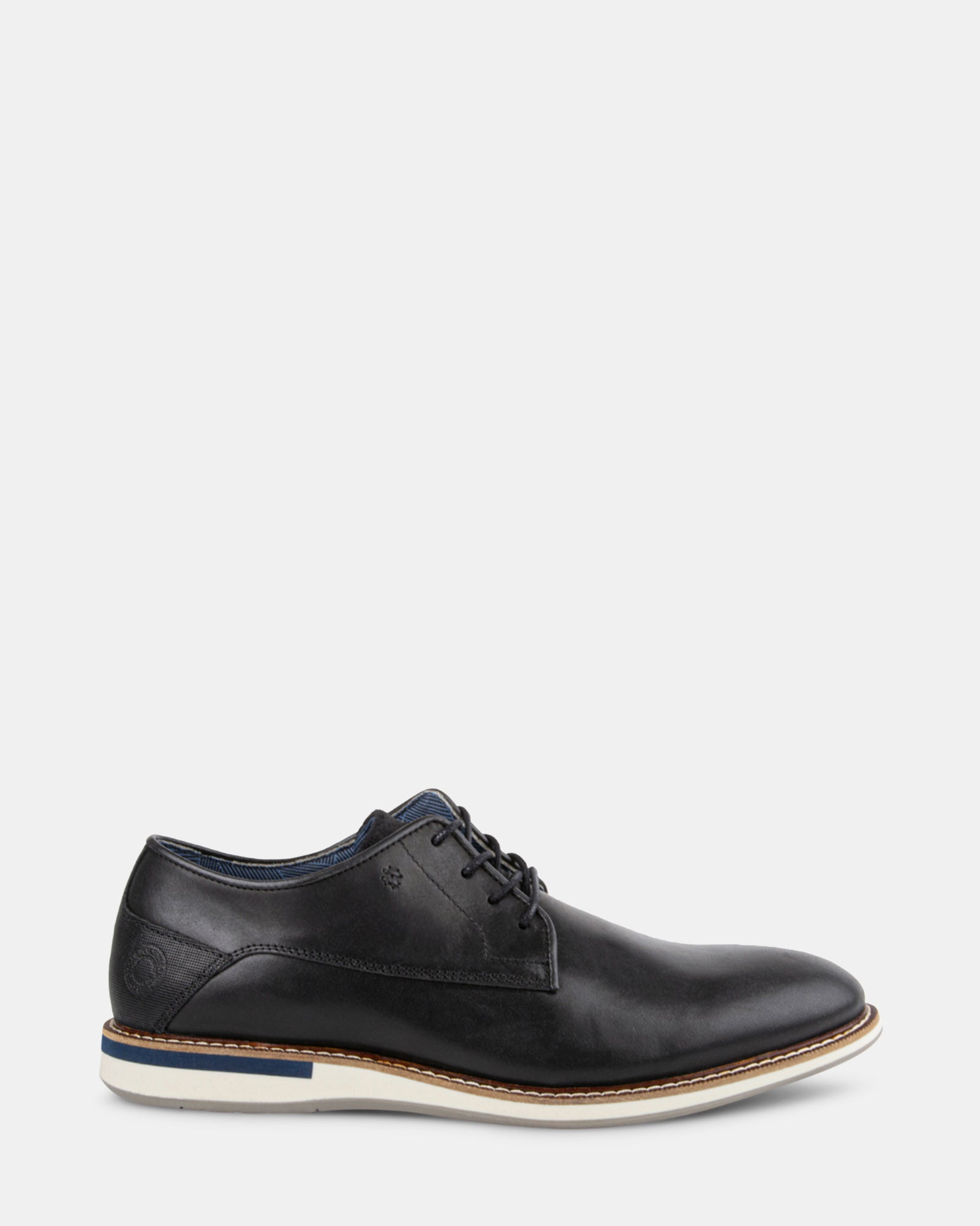 BYRUM BLACK LEATHER - Men's Shoes - Steve Madden Canada