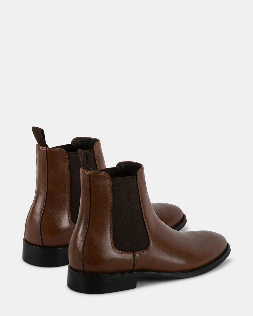 ALDAIR BROWN LEATHER - Men's Shoes - Steve Madden Canada