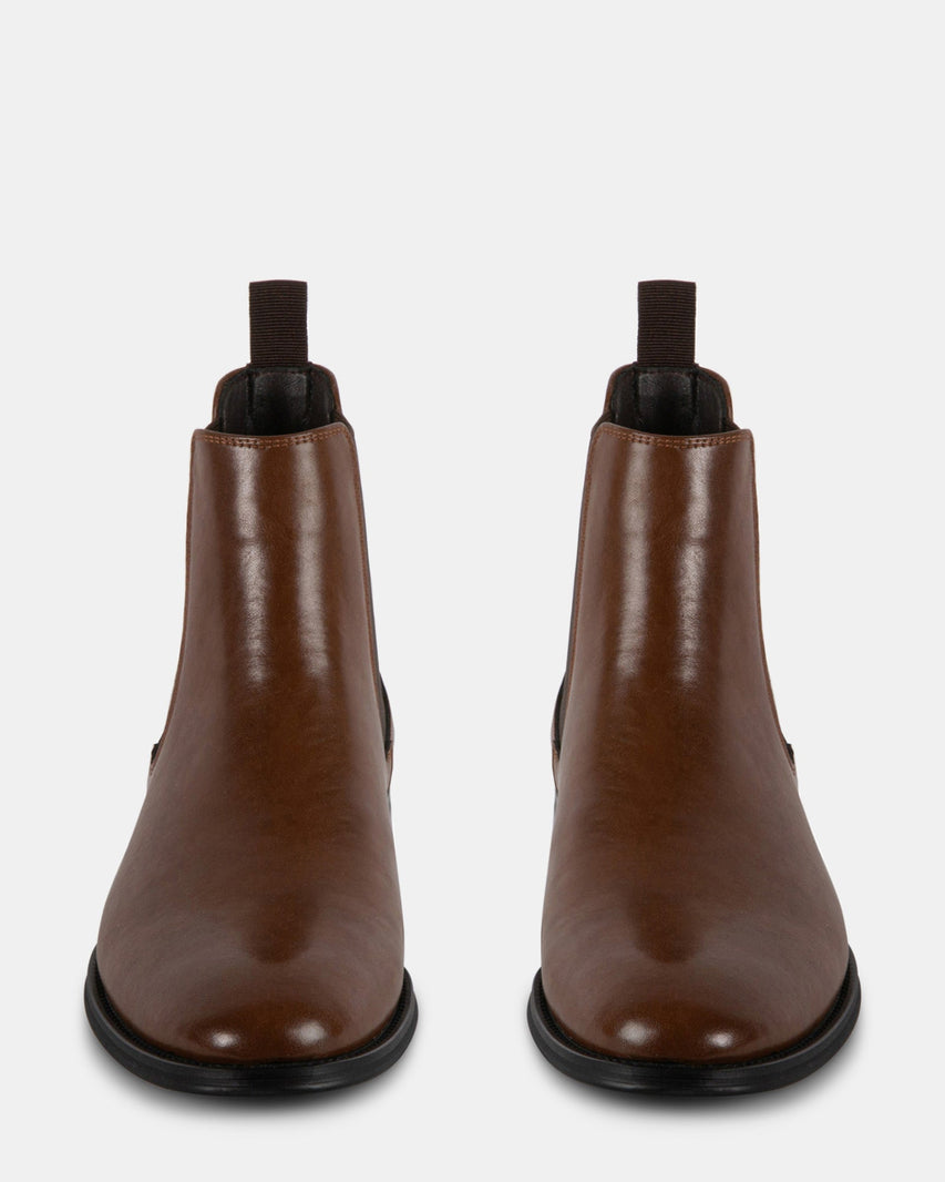 ALDAIR BROWN LEATHER - Men's Shoes - Steve Madden Canada