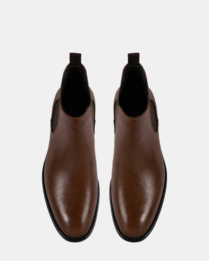ALDAIR BROWN LEATHER - Men's Shoes - Steve Madden Canada