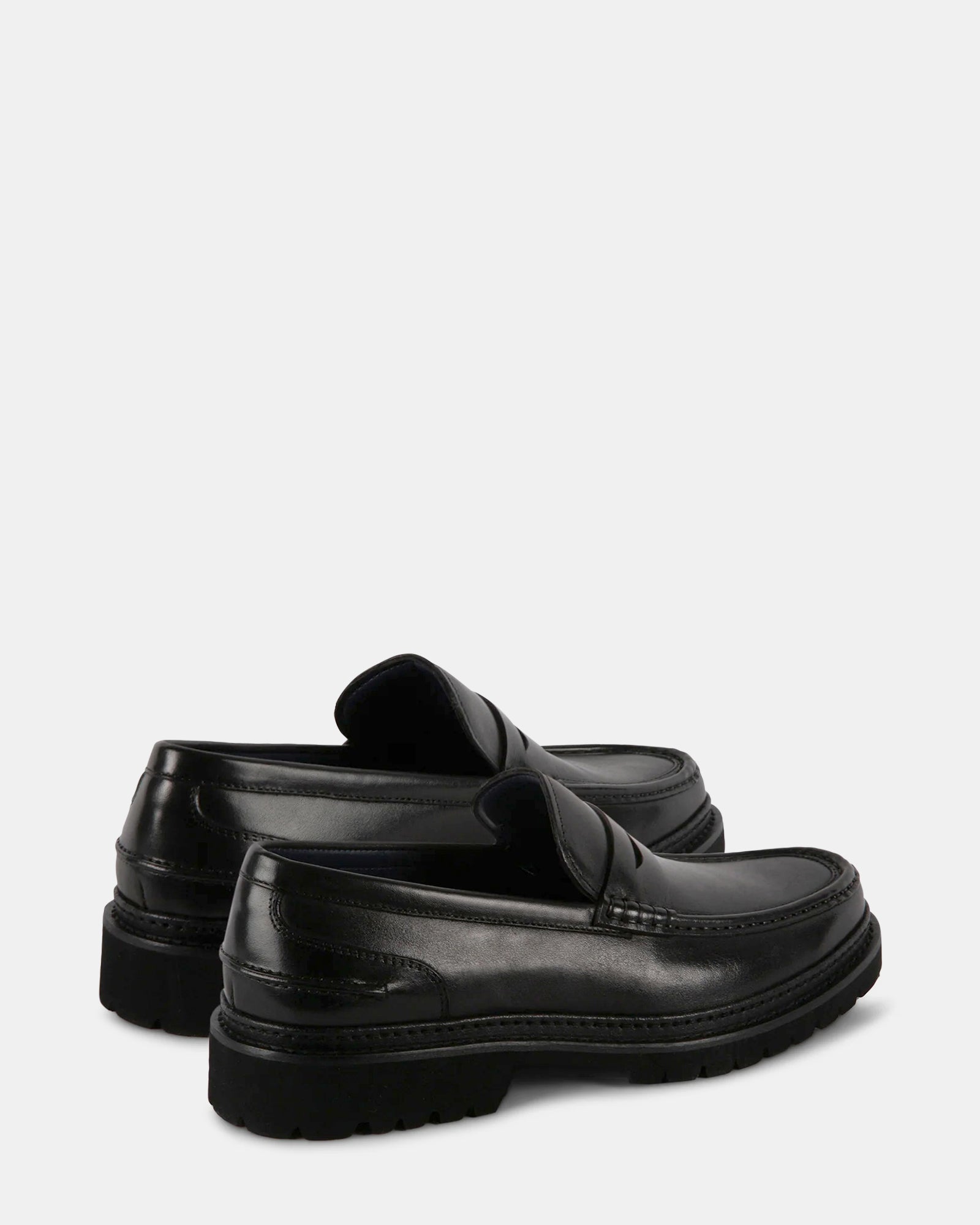 ASHERRR BLACK LEATHER - Men's Shoes - Steve Madden Canada