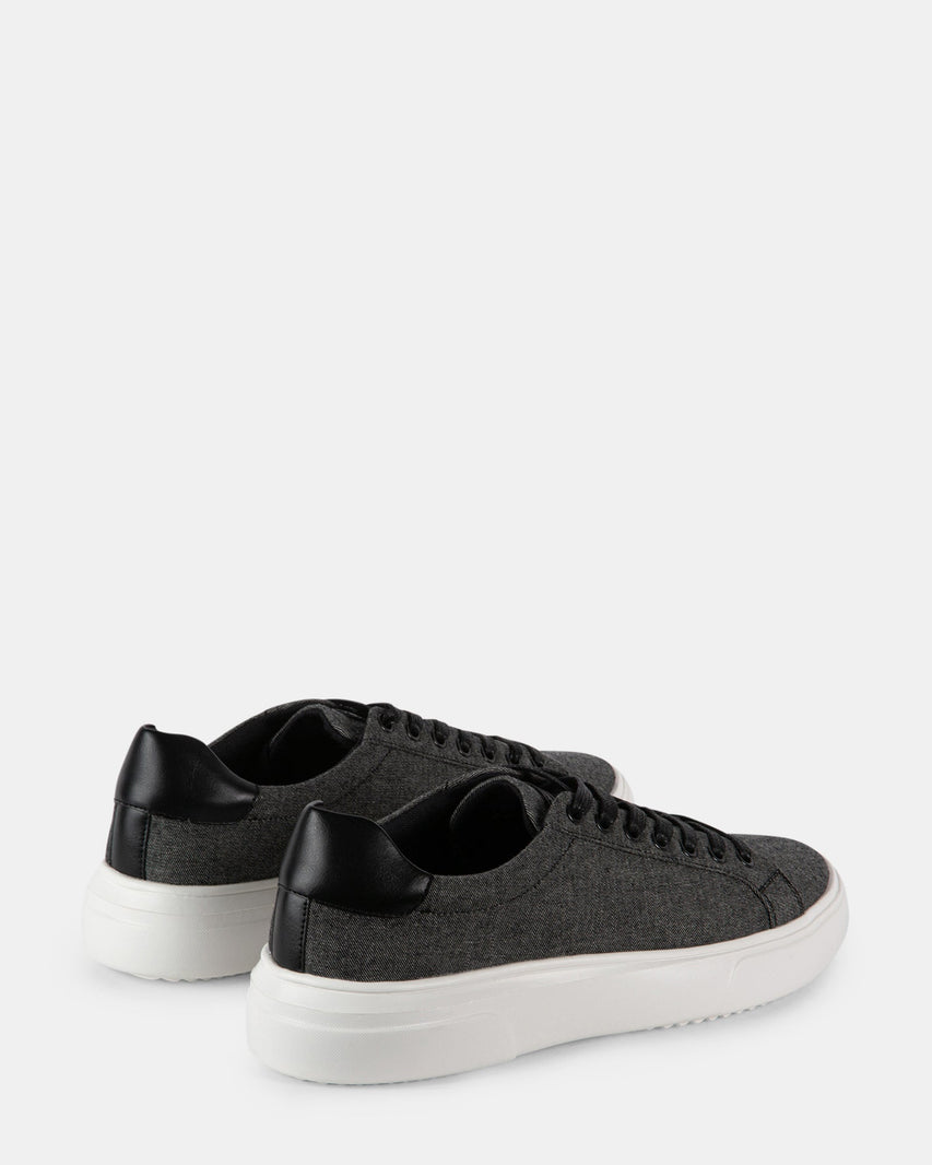 BASILI BLACK FABRIC - Men's Shoes - Steve Madden Canada