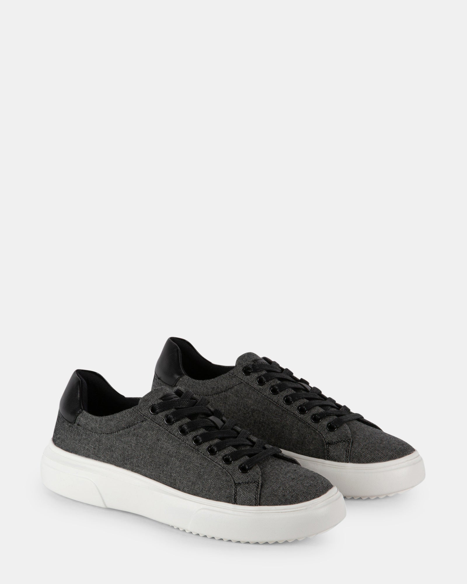 BASILI BLACK FABRIC - Men's Shoes - Steve Madden Canada