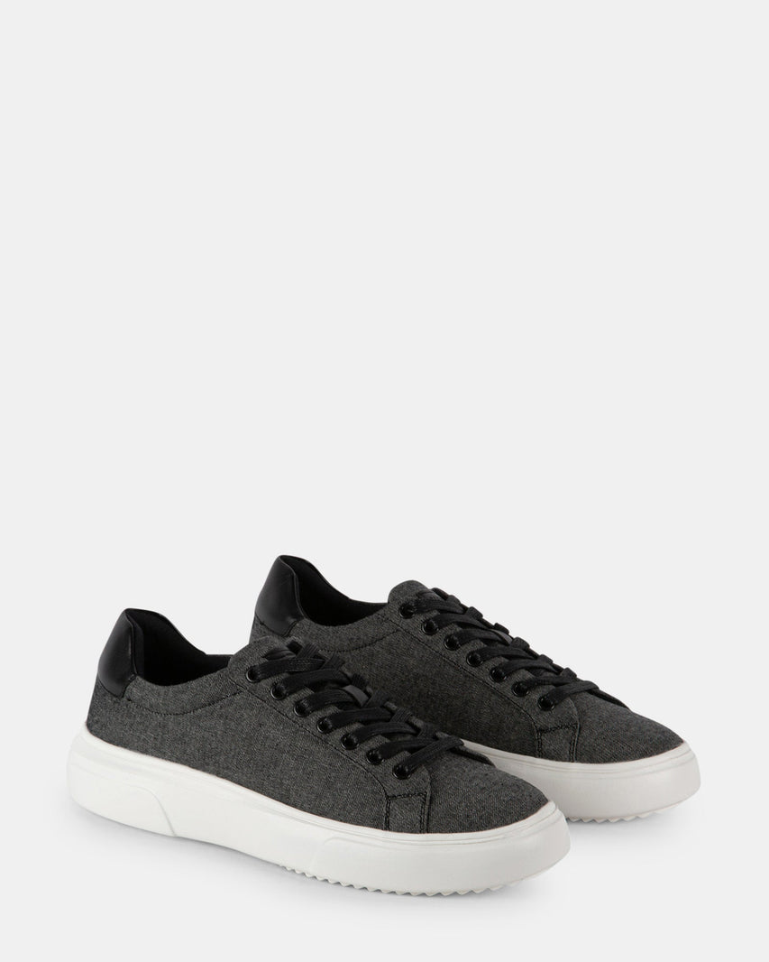 BASILI BLACK FABRIC - Men's Shoes - Steve Madden Canada