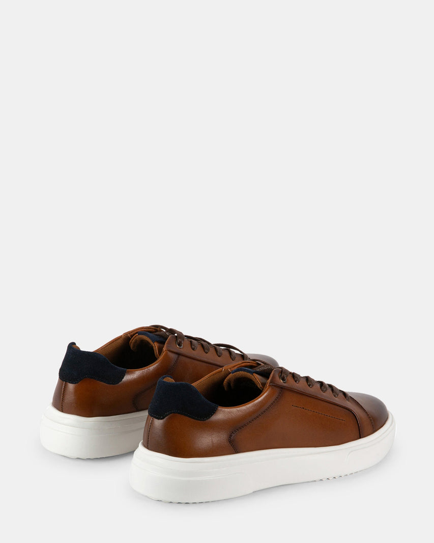 BELAIRE COGNAC LEATHER - Men's Shoes - Steve Madden Canada