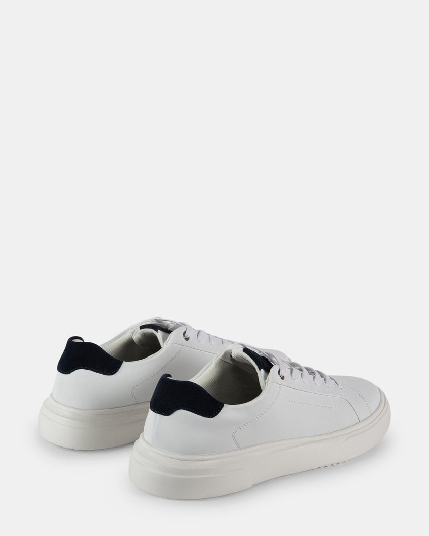 BELAIRE WHITE LEATHER - Men's Shoes - Steve Madden Canada