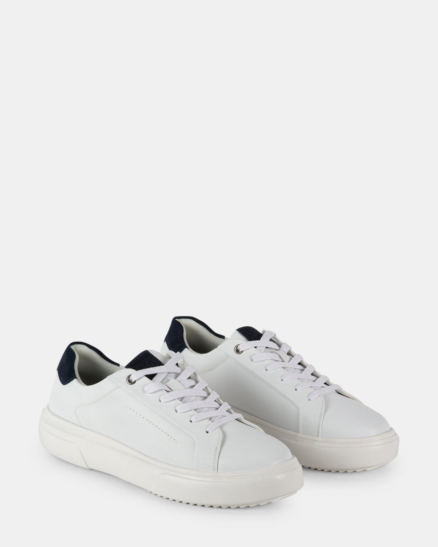 BELAIRE WHITE LEATHER - Men's Shoes - Steve Madden Canada