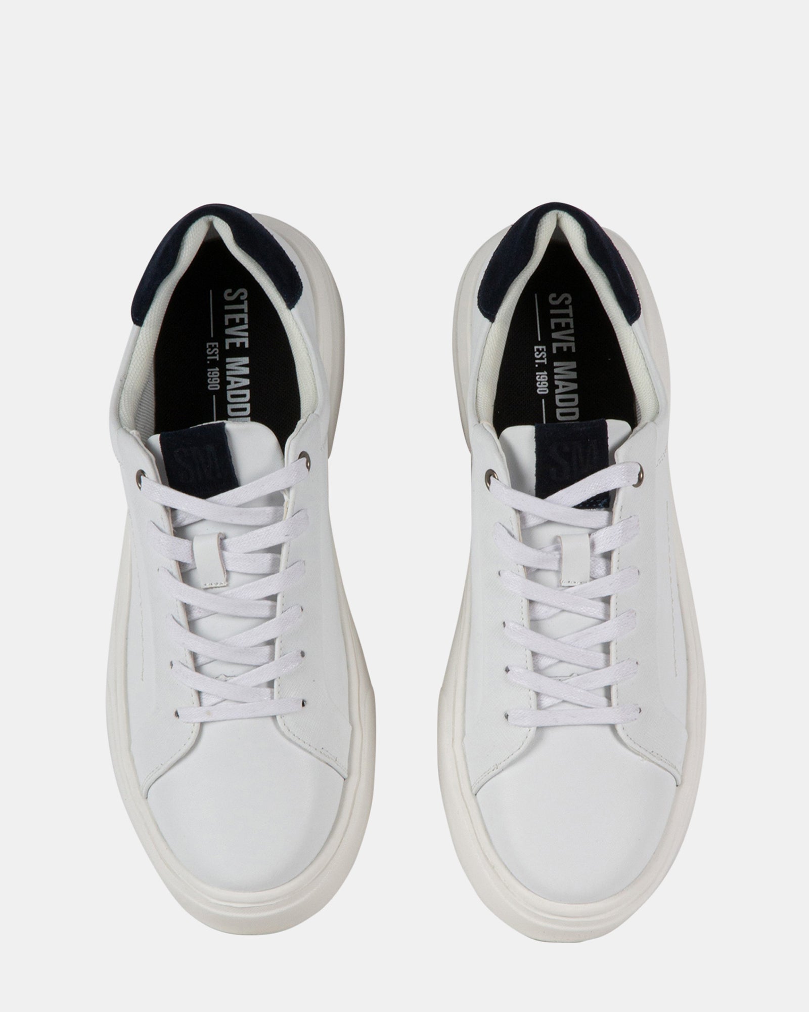 BELAIRE WHITE LEATHER - Men's Shoes - Steve Madden Canada
