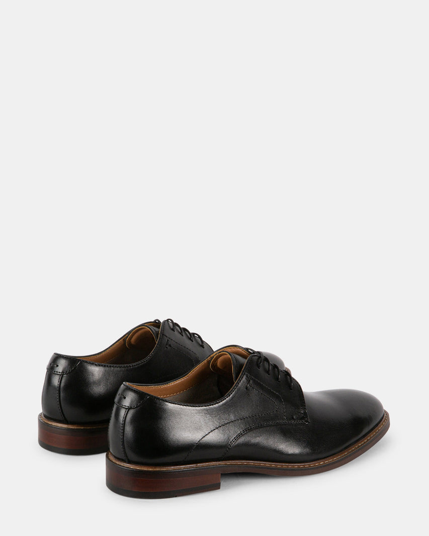 CANTERO BLACK LEATHER - Men's Shoes - Steve Madden Canada