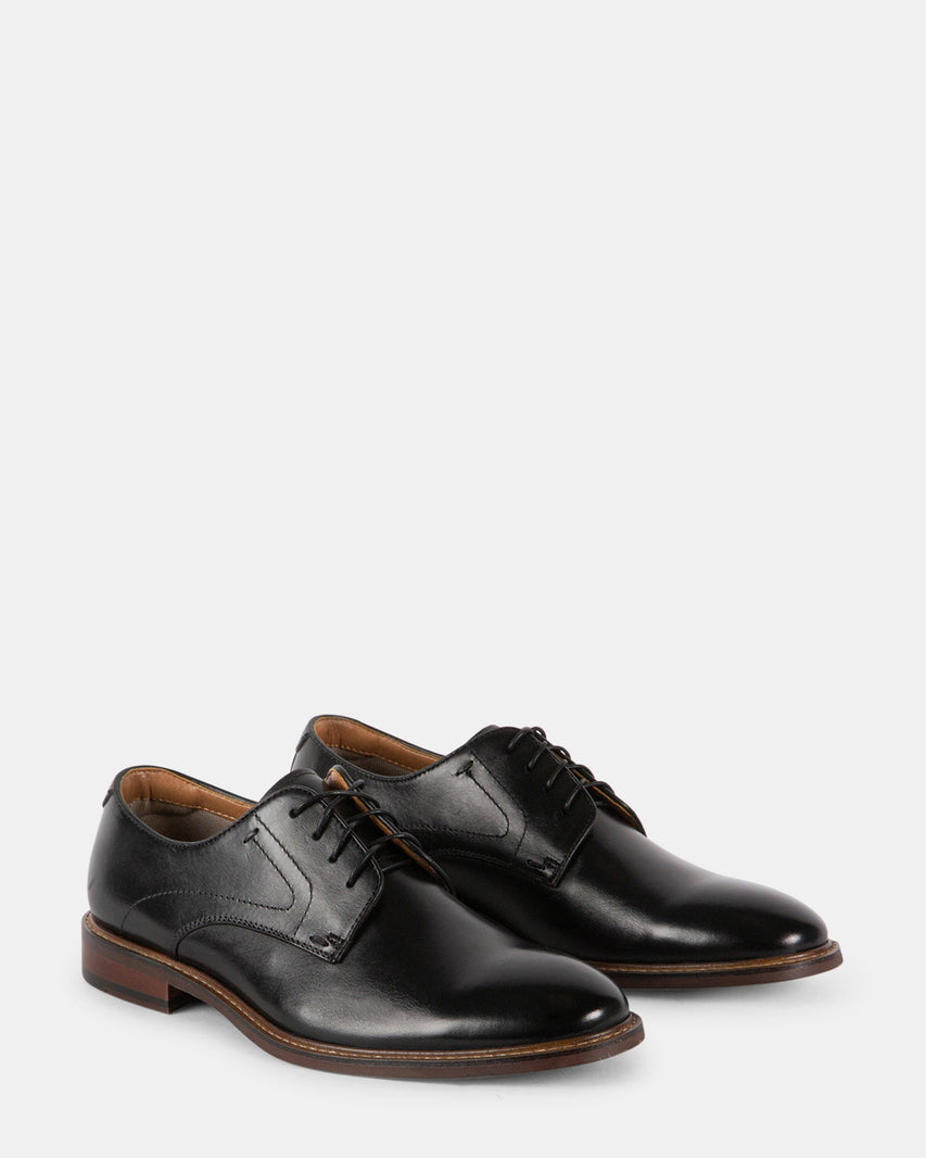 CANTERO BLACK LEATHER - Men's Shoes - Steve Madden Canada