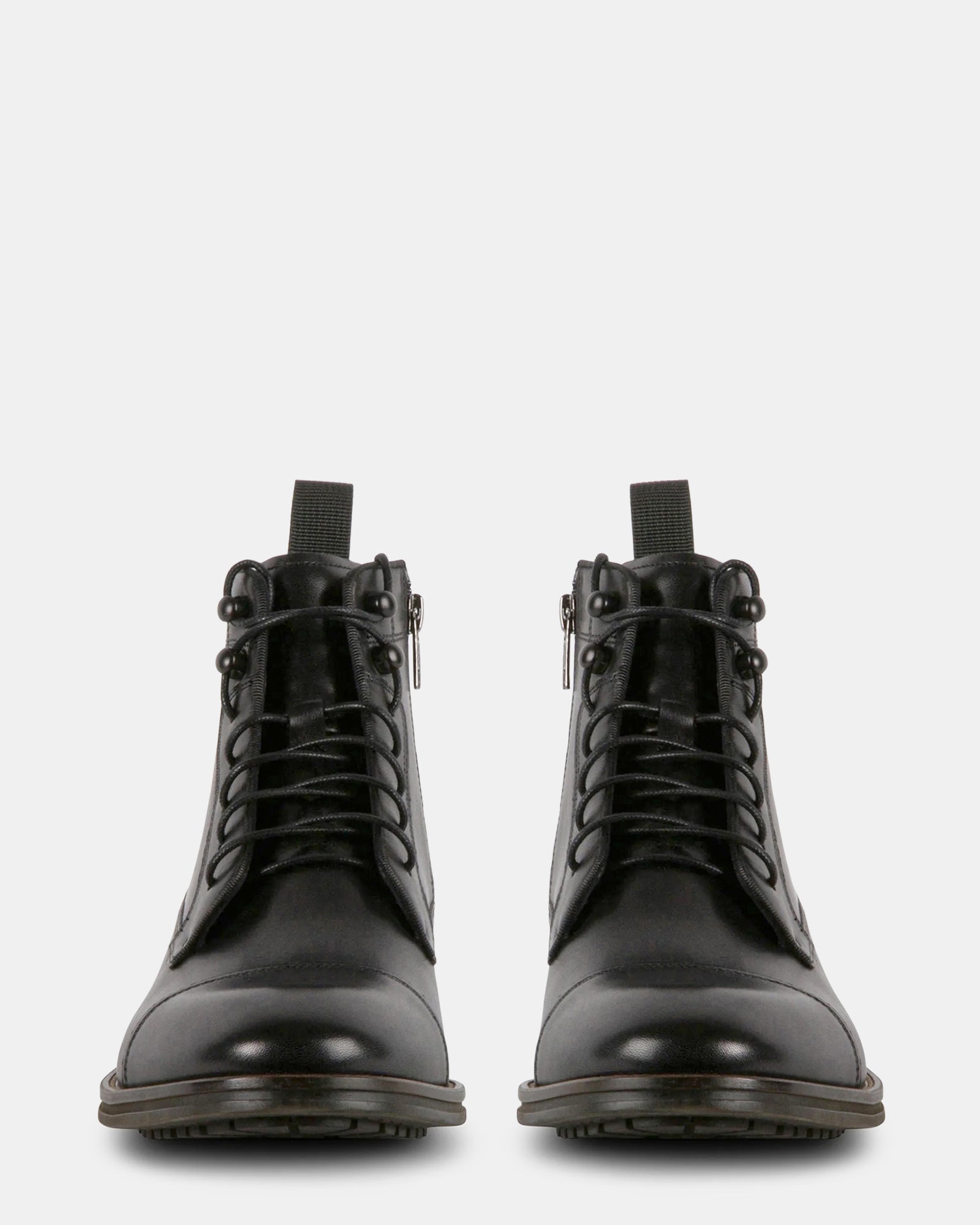 DAYMONN BLACK LEATHER - Men's Shoes - Steve Madden Canada