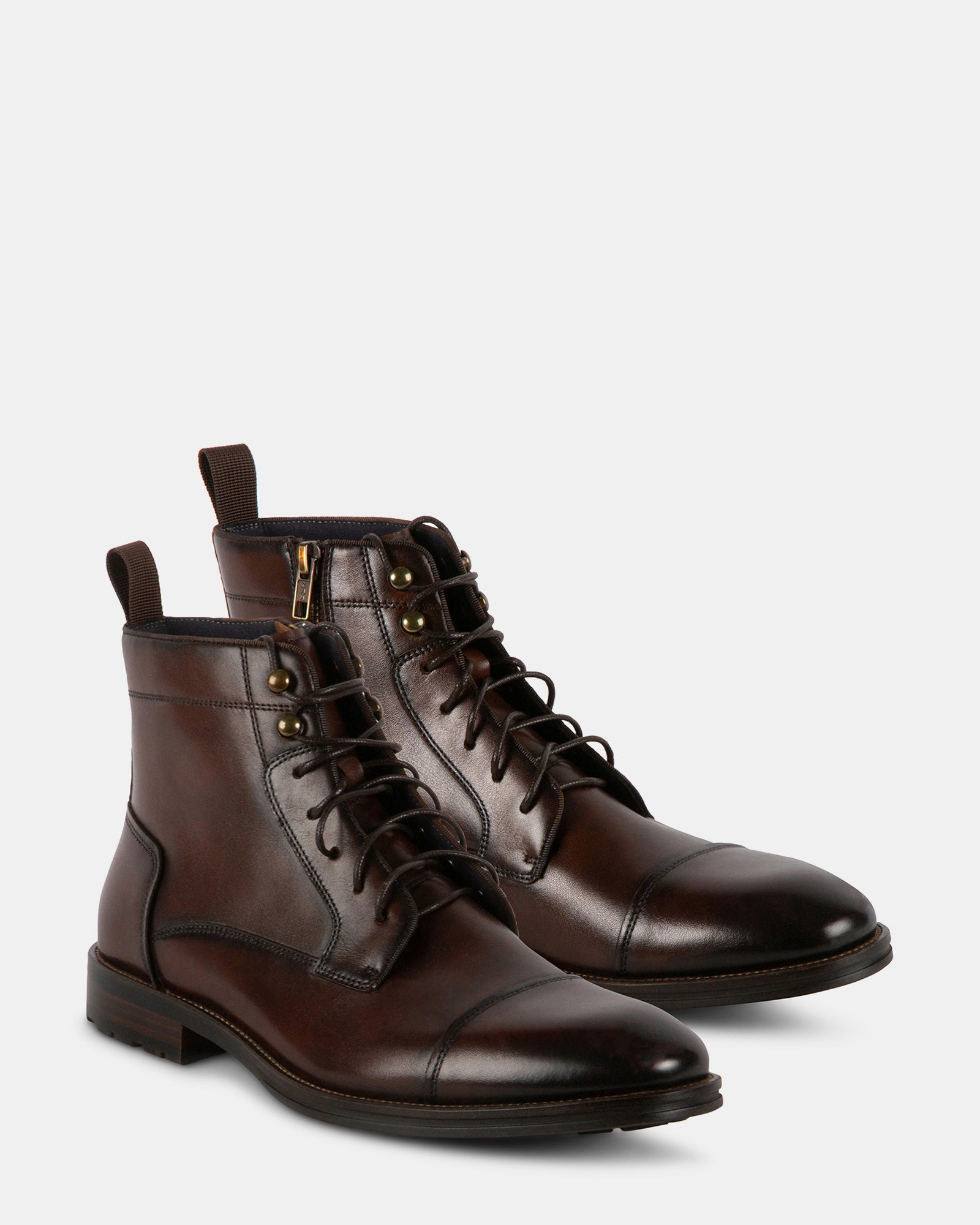 DAYMONN BROWN LEATHER - Men's Shoes - Steve Madden Canada