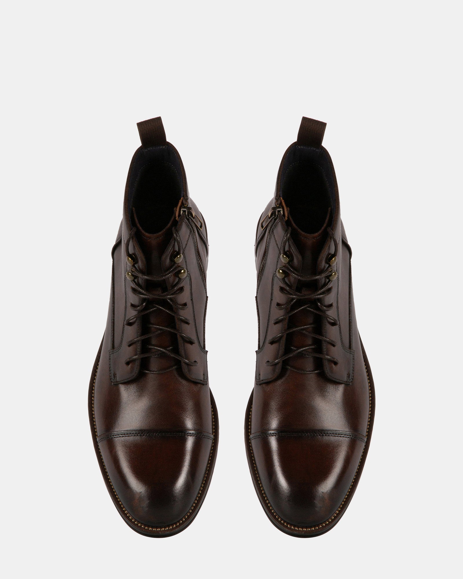 DAYMONN BROWN LEATHER - Men's Shoes - Steve Madden Canada