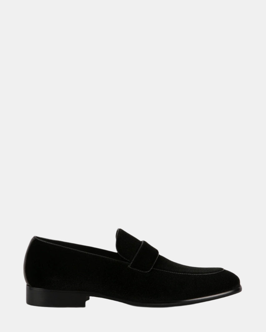 GORDONN BLACK VELVET - Men's Shoes - Steve Madden Canada