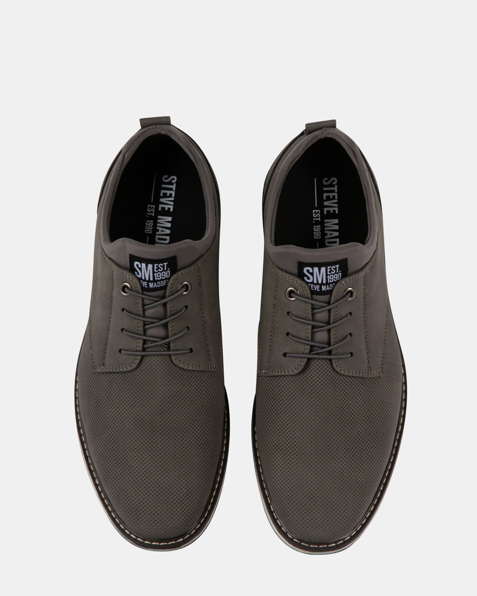 GYDEON GREY NUBUCK - Men's Shoes - Steve Madden Canada