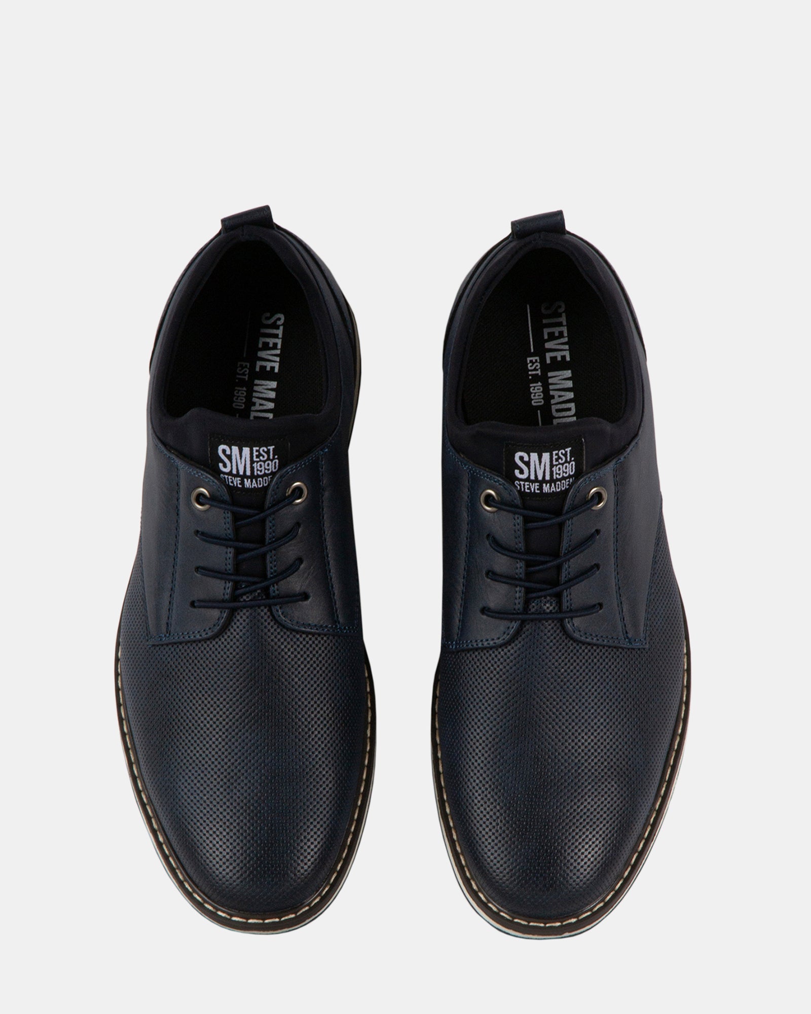 GYDEON NAVY NUBUCK - Men's Shoes - Steve Madden Canada