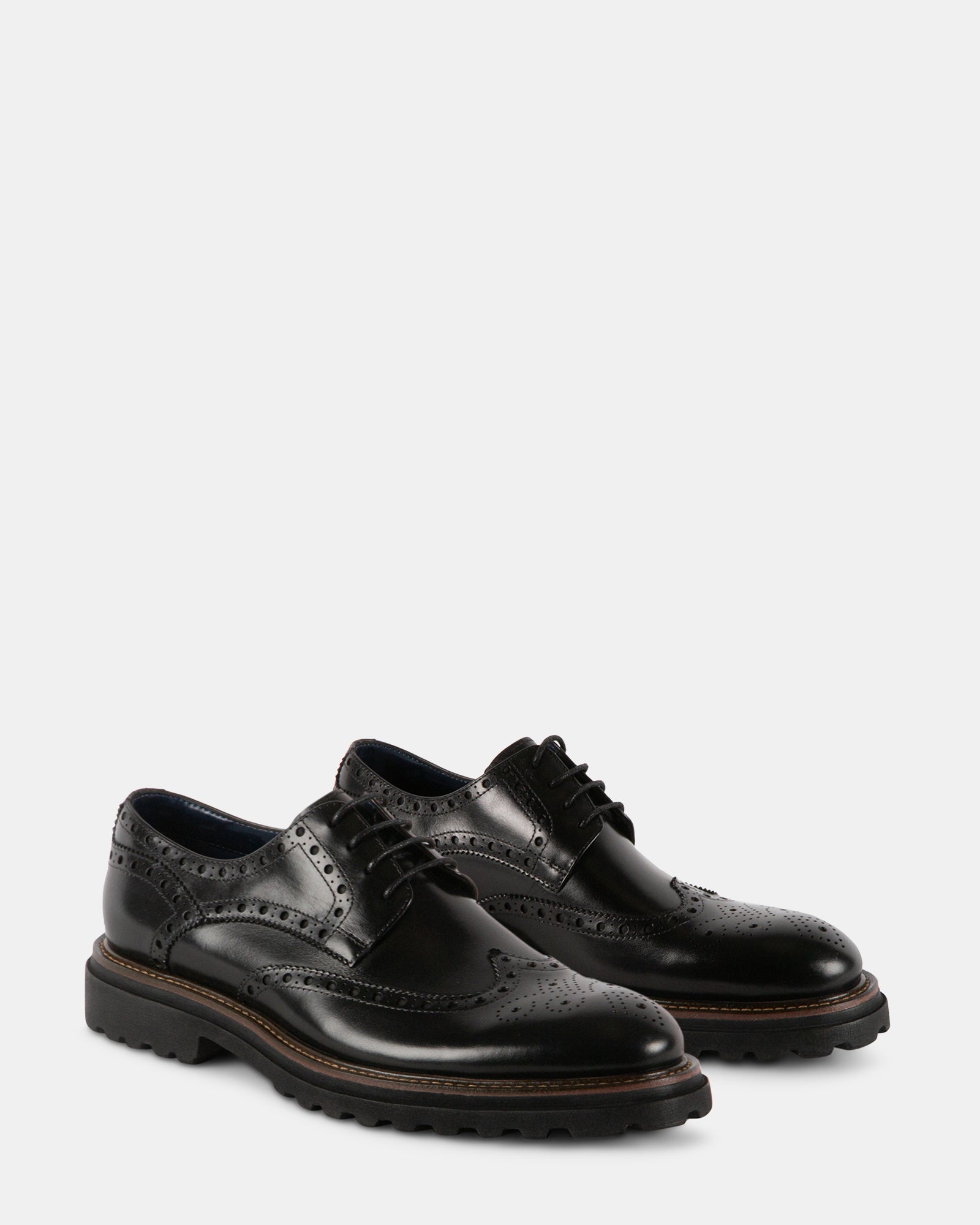 KASAAN BLACK LEATHER - Men's Shoes - Steve Madden Canada
