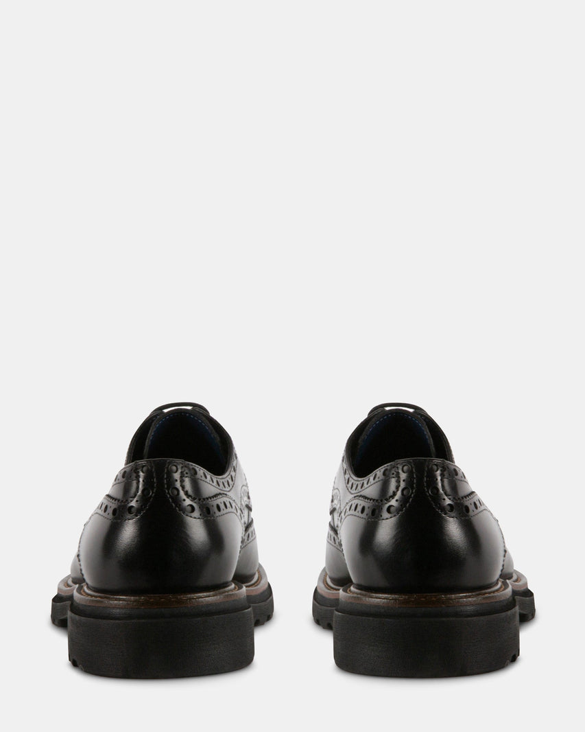 KASAAN BLACK LEATHER - Men's Shoes - Steve Madden Canada