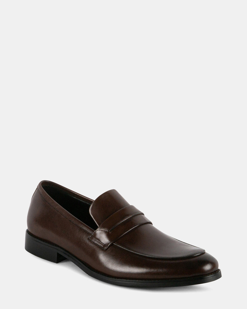 KINGSLED BROWN LEATHER - Men's Shoes - Steve Madden Canada