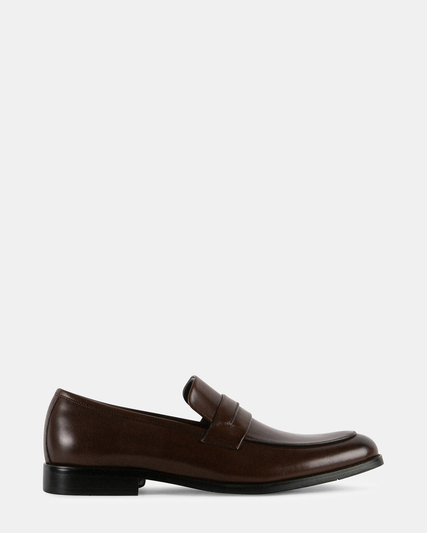 KINGSLED BROWN LEATHER - Men's Shoes - Steve Madden Canada