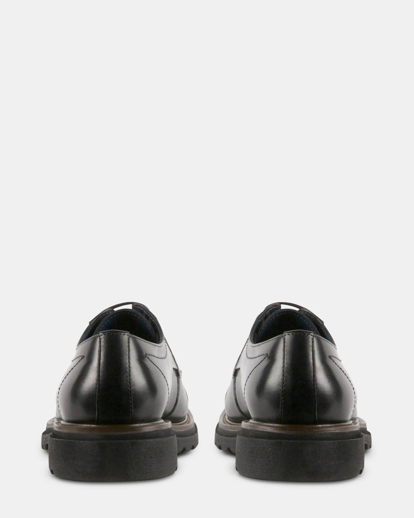 KNITTE BLACK LEATHER - Men's Shoes - Steve Madden Canada