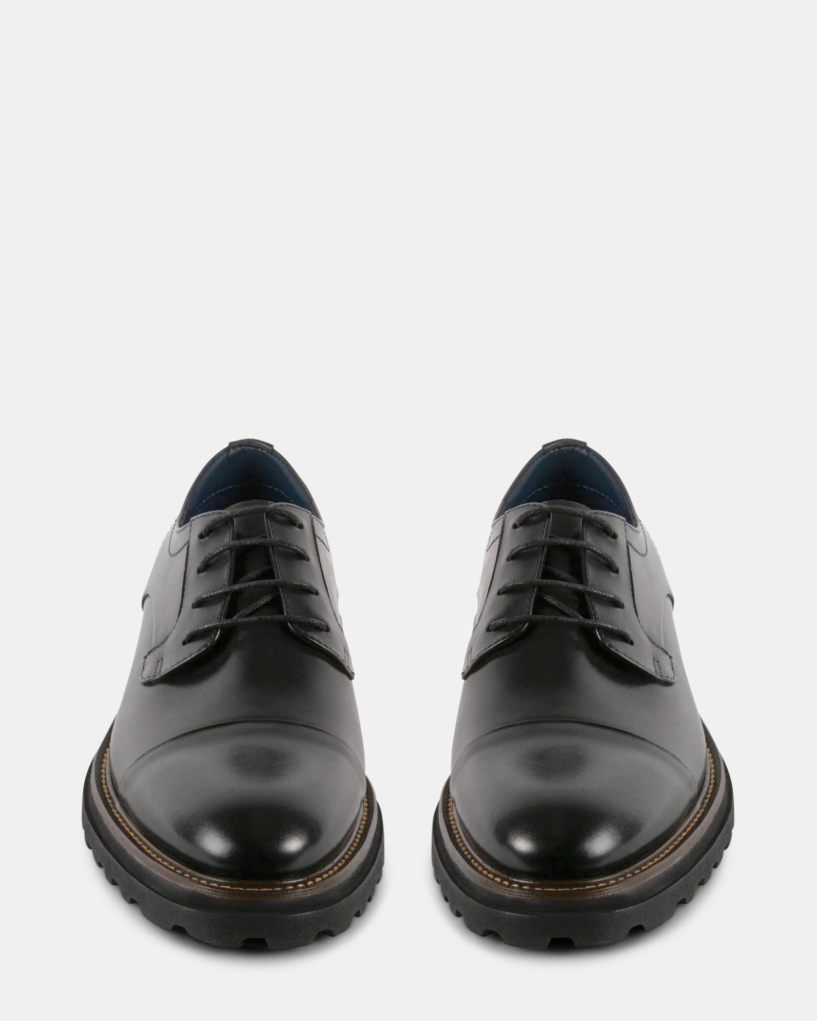 KNITTE BLACK LEATHER - Men's Shoes - Steve Madden Canada